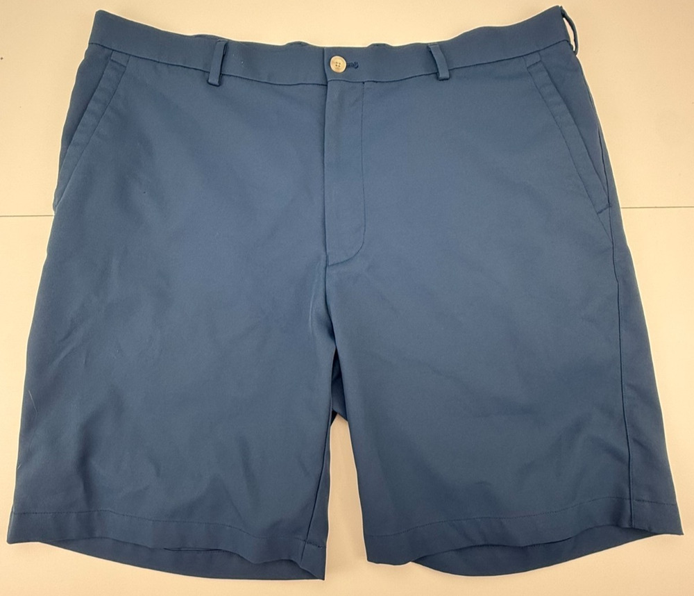 Peter Millar Shackleford Performance Hybrid Golf Shorts Men's 38 Navy Blue